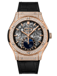 Đồng hồ Hublot Classic Fusion Aerofusion Moonphase King Gold Pavé 45MM